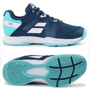 Babolat SFX3 All-Court TENNIS PICKLEBALL Blue Shoes Sneakers WOMEN'S Sz. 7.5